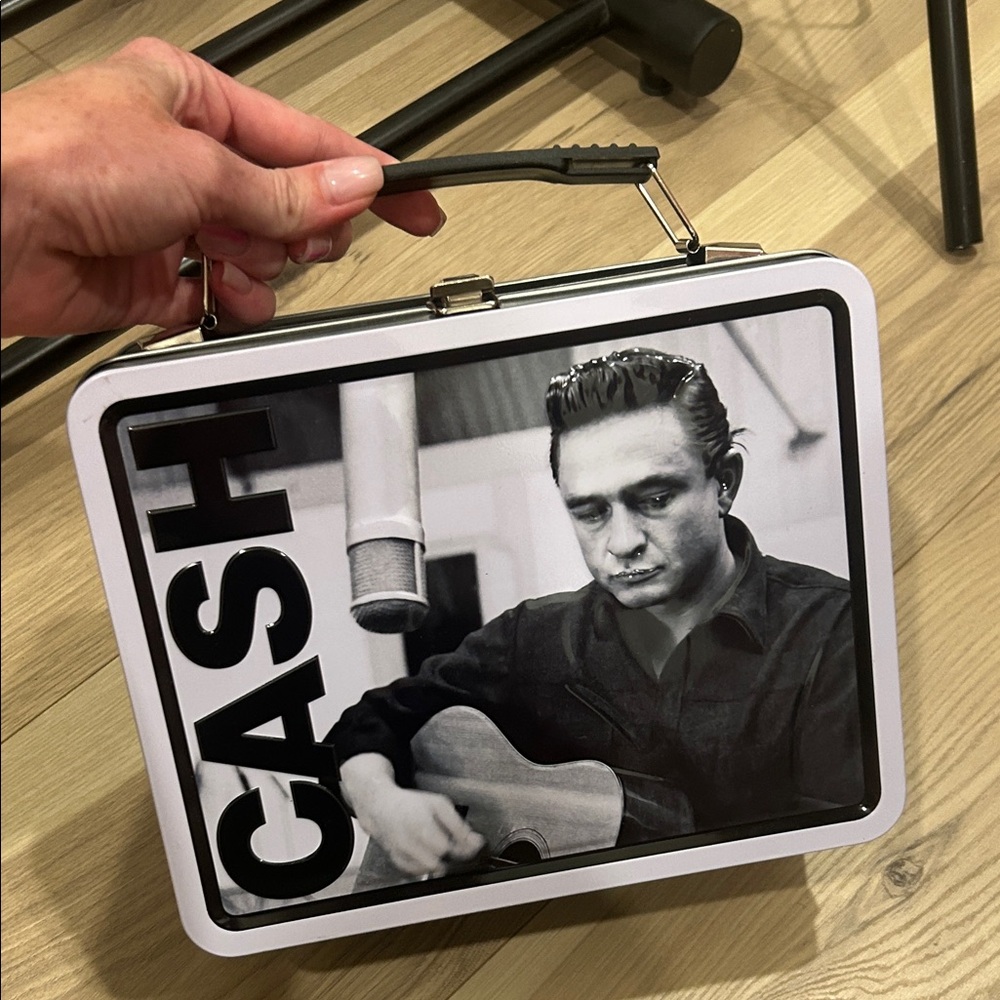 Black and White Cash Lunchbox